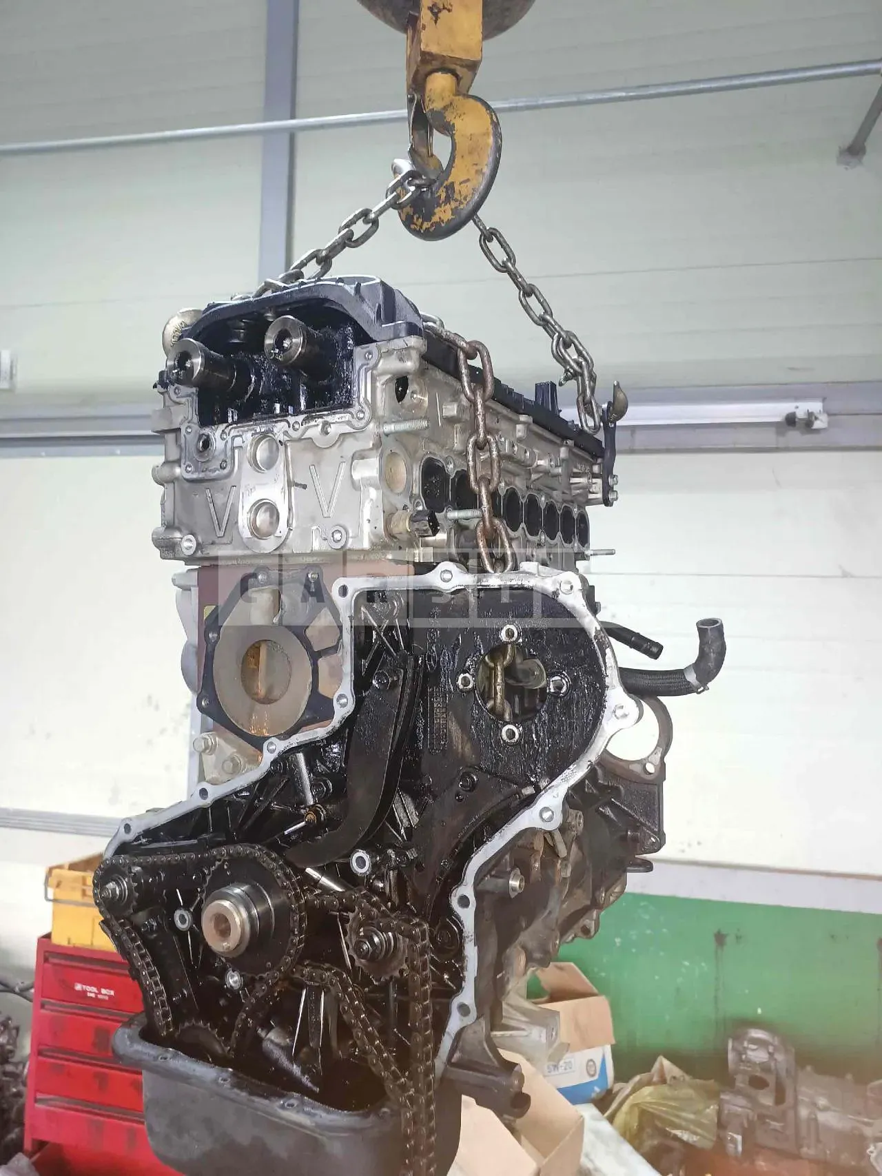 Photo 2 of 3: 2020 엔진 한국쓰리축1톤롱바디트럭 엔진, VIN KMFZCZ7KBLU730912 — Korean insurance auction
