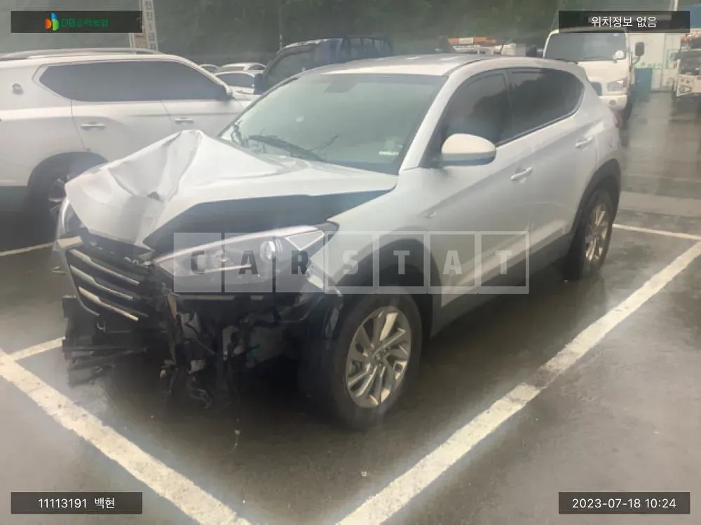 Photo 2 of 8: 2017 Hyundai Tucson, VIN KMHJ281ABJU513011 — Korean insurance auction