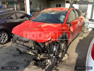 Photo 1 of 12: 2017 Hyundai Kona, VIN KMHK3816GJU005676 — Korean insurance auction