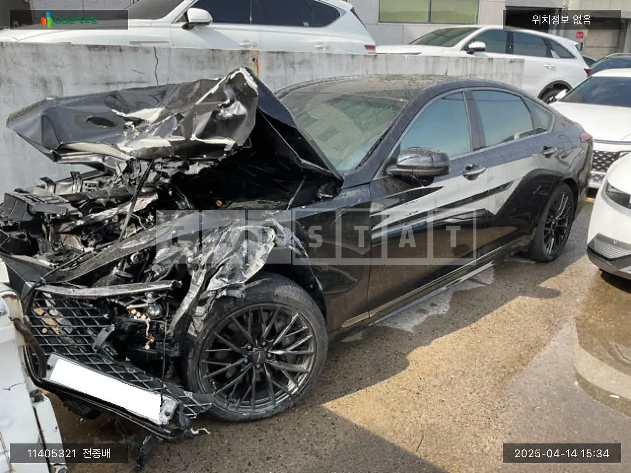 Photo 2 of 10: 2019 Hyundai Genesis G80, VIN KMHGR41BDKU325709 — Korean insurance auction