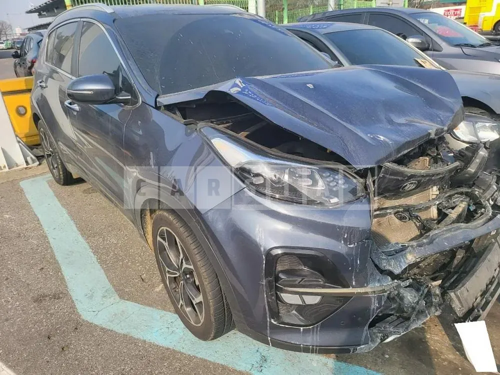 Photo 2 of 7: 2019 Kia Sportage, VIN KNAPP81ABKK704550 — Korean insurance auction