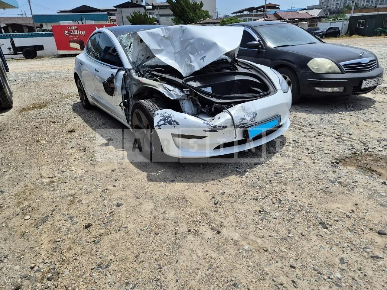 Photo 2 of 14: 2020 Tesla Model 3 Long Range, VIN 5YJ3E1EB3LF774179 — Korean insurance auction