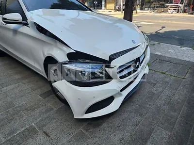Photo 1 of 12: 2016 Mercedes-Benz C 200d, VIN WDDWF3HB9GR172359 — Korean insurance auction
