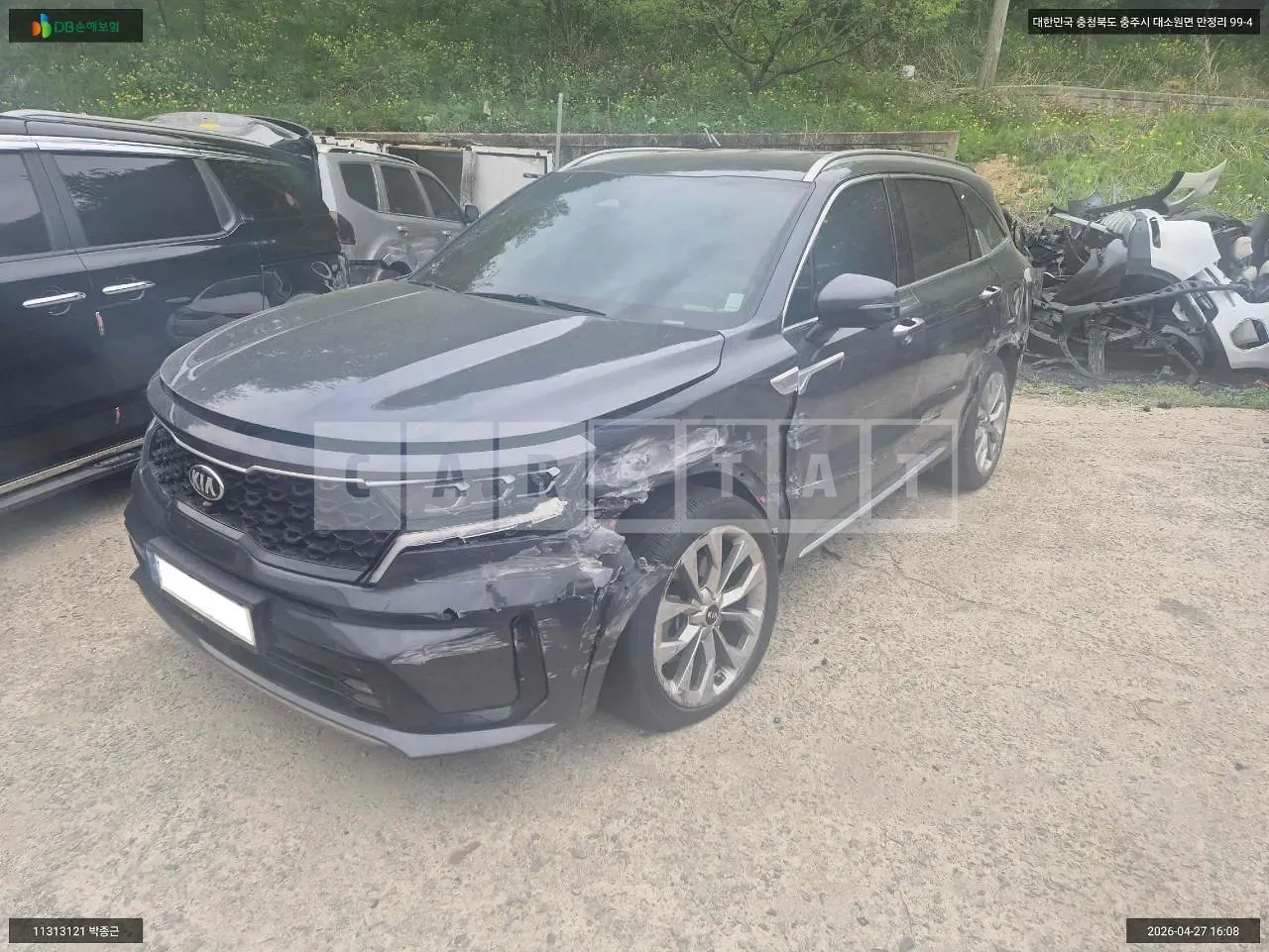 Photo 2 of 30: 2020 Kia Sorento, VIN KNARK81BGMA065570 — Korean insurance auction