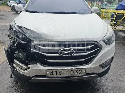 Photo 1 of 10: 2015 Hyundai Tucson, VIN KMHJT81VBFU935567 — Korean insurance auction