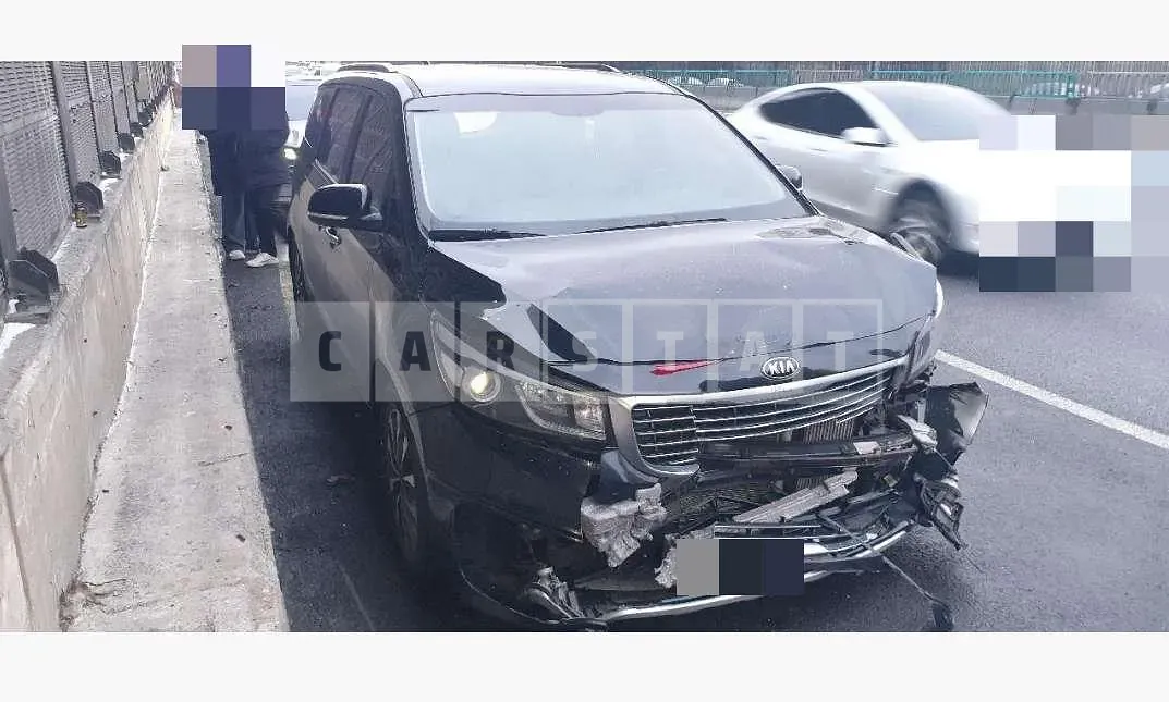 Photo 2 of 7: 2015 Kia Carnivals — Korean insurance auction