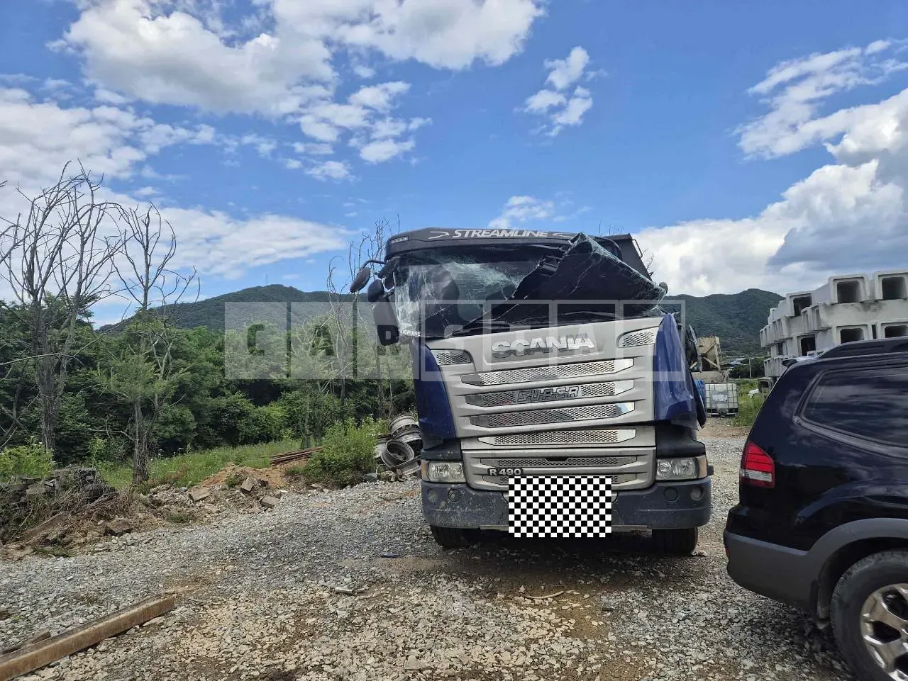 Photo 2 of 16: 2016 Audi Dump Truck /Scania G450 25.5T, VIN YS2R8X400H5433873 — Korean insurance auction