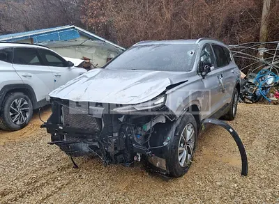 Photo 1 of 9: 2019 Hyundai Santa Fe, VIN KMHS281BDKU137495 — Korean insurance auction