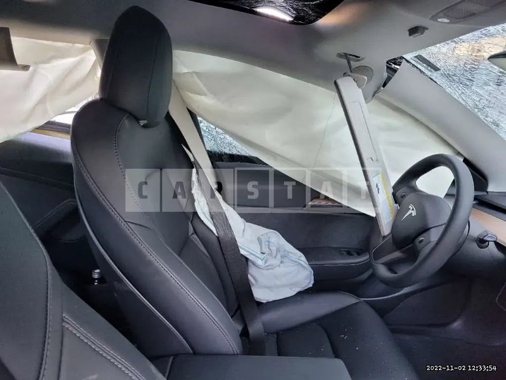 Photo 2 of 12: 2022 Tesla Model 3 Long Range, VIN 5YJ3E1EB0NF151024 — Korean insurance auction