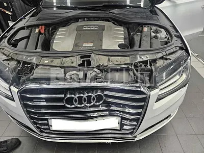 Photo 1 of 16: 2015 Audi A8L 60 TDI quattro, VIN WAUZZZ4H9FN036571 — Korean insurance auction