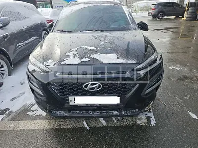 Photo 1 of 37: 2018 Hyundai Kona, VIN KMHK4815GJU128571 — Korean insurance auction
