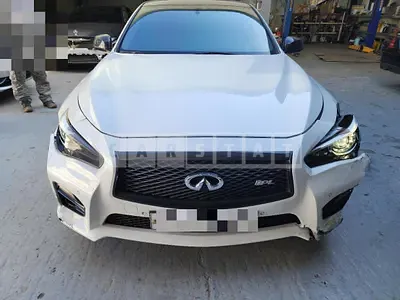 Photo 1 of 17: 2016 Infiniti Q50S Hybrid, VIN JNKAV71E6GM580557 — Korean insurance auction