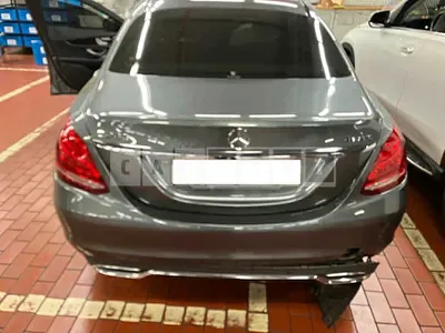 Photo 1 of 48: 2018 Mercedes-Benz C200 4Matic, VIN WDDWF4DB3JF703477 — Korean insurance auction