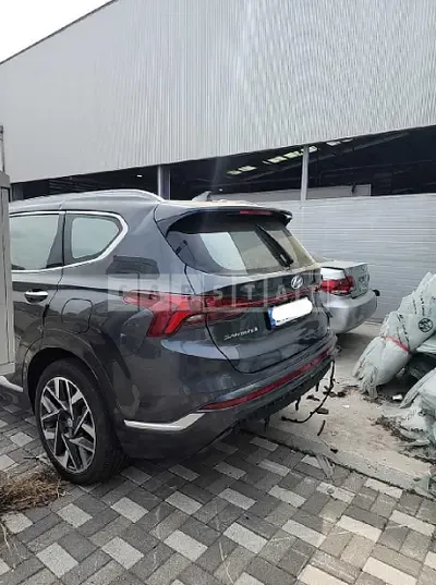 Photo 1 of 32: 2021 Hyundai Santa Fe, VIN KMHS581HGMU344900 — Korean insurance auction