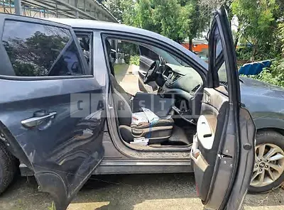 Photo 1 of 10: 2018 Hyundai Tucson, VIN KMHJ281ABJU640530 — Korean insurance auction
