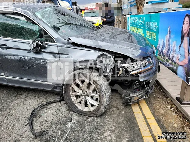 Photo 2 of 30: 2020 Volkswagen Tiguan 2.0 TDI, VIN WVGZZZ5NZLW398252 — Korean insurance auction