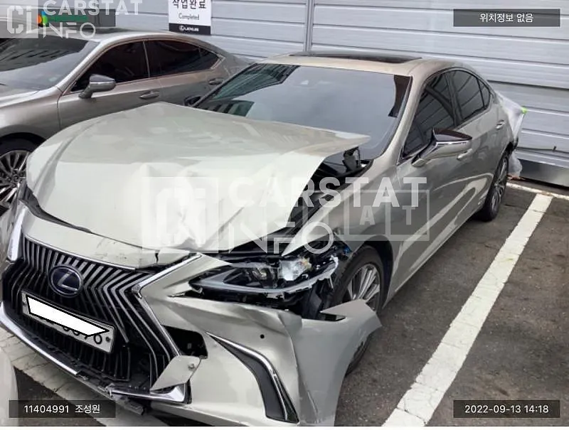 Photo 2 of 8: 2018 Lexus Es 300h, VIN JTHB21B16K2018281 — Korean insurance auction