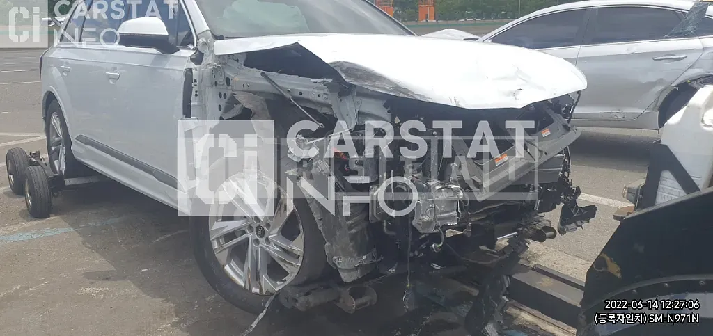 Photo 2 of 9: 2021 Audi Q7 45 TDI quattro — Korean insurance auction