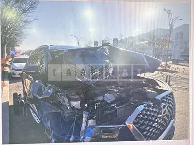Photo 1 of 15: 2022 Hyundai Palisade, VIN KMHR581ADNU400233 — Korean insurance auction