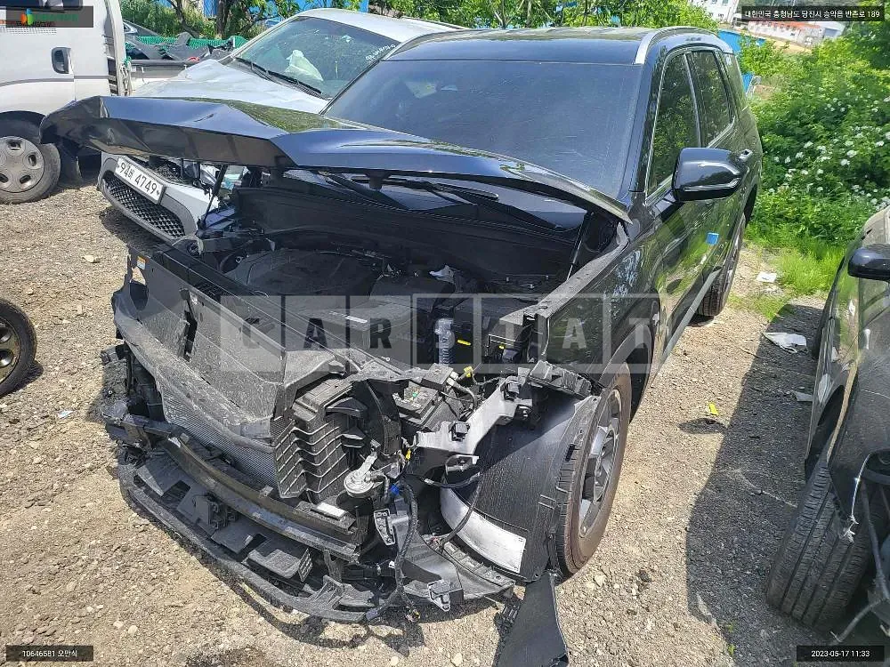 Photo 2 of 17: 2023 Hyundai Palisade, VIN KMHR281EBPU601107 — Korean insurance auction