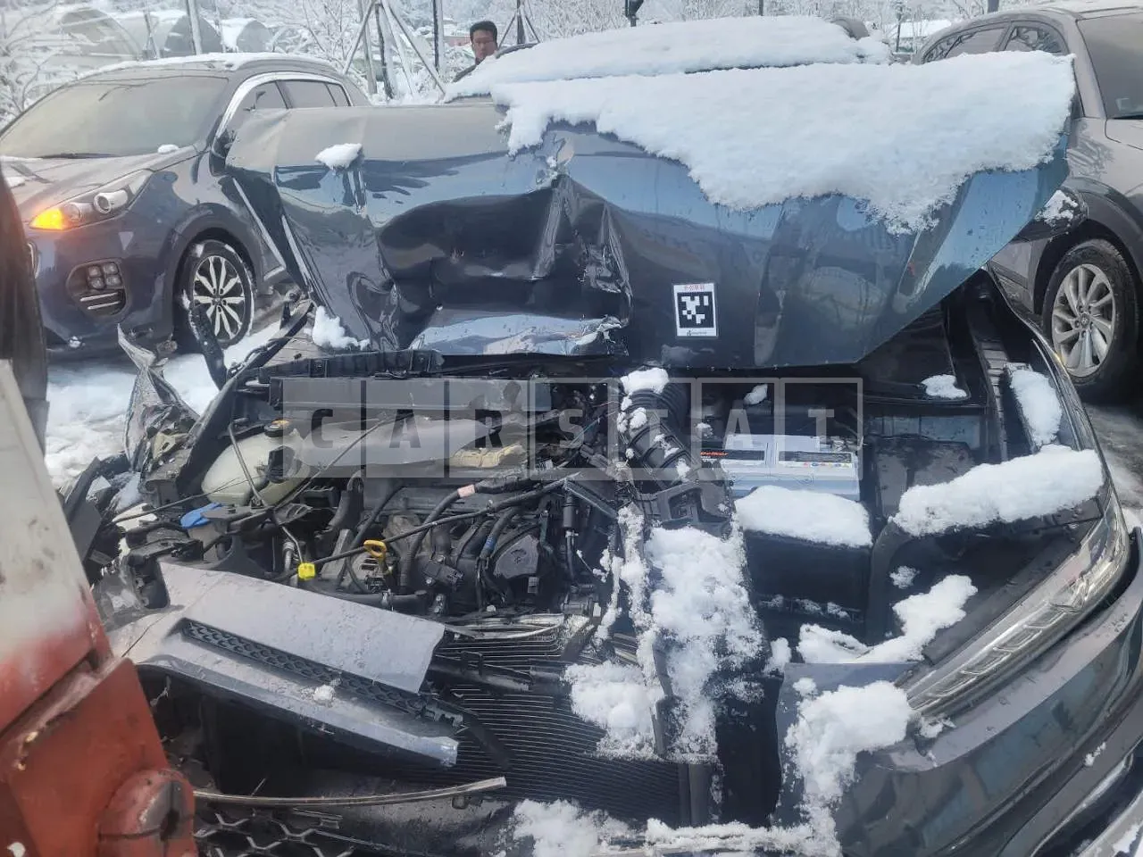 Photo 2 of 17: 2018 Hyundai Kona, VIN KMHK4815GJU098628 — Korean insurance auction