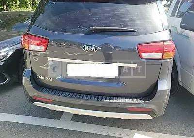 Photo 1 of 9: 2015 Kia Carnival, VIN KNAMB81ABFS075292 — Korean insurance auction