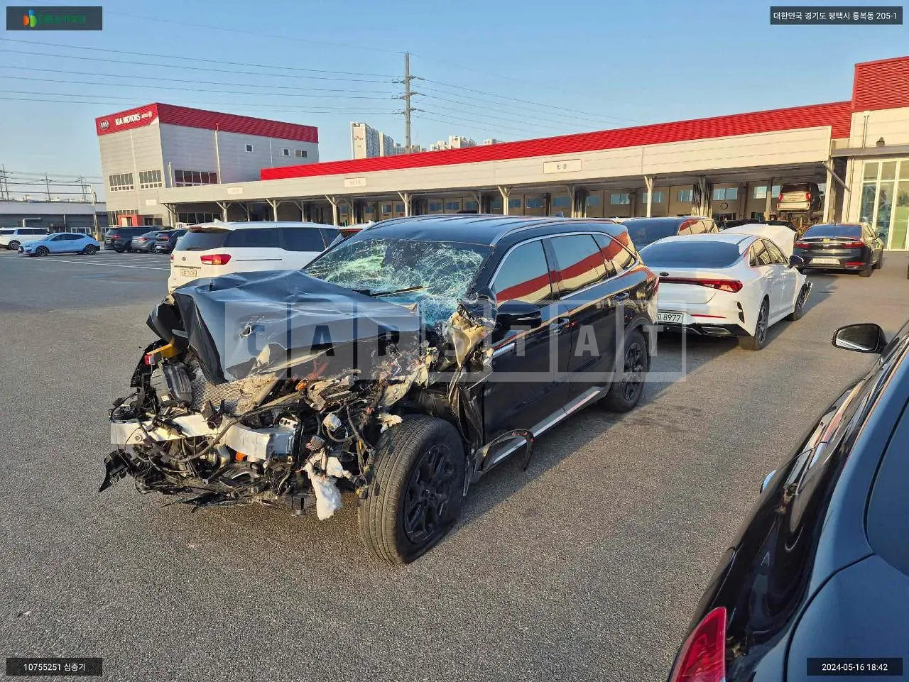Photo 2 of 13: 2024 Kia Sorento Hybrid, VIN KNARK81GBRA270359 — Korean insurance auction