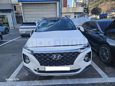 Photo 1 of 14: 2019 Hyundai Santa Fe, VIN KMHS381CBKU023445 — Korean insurance auction