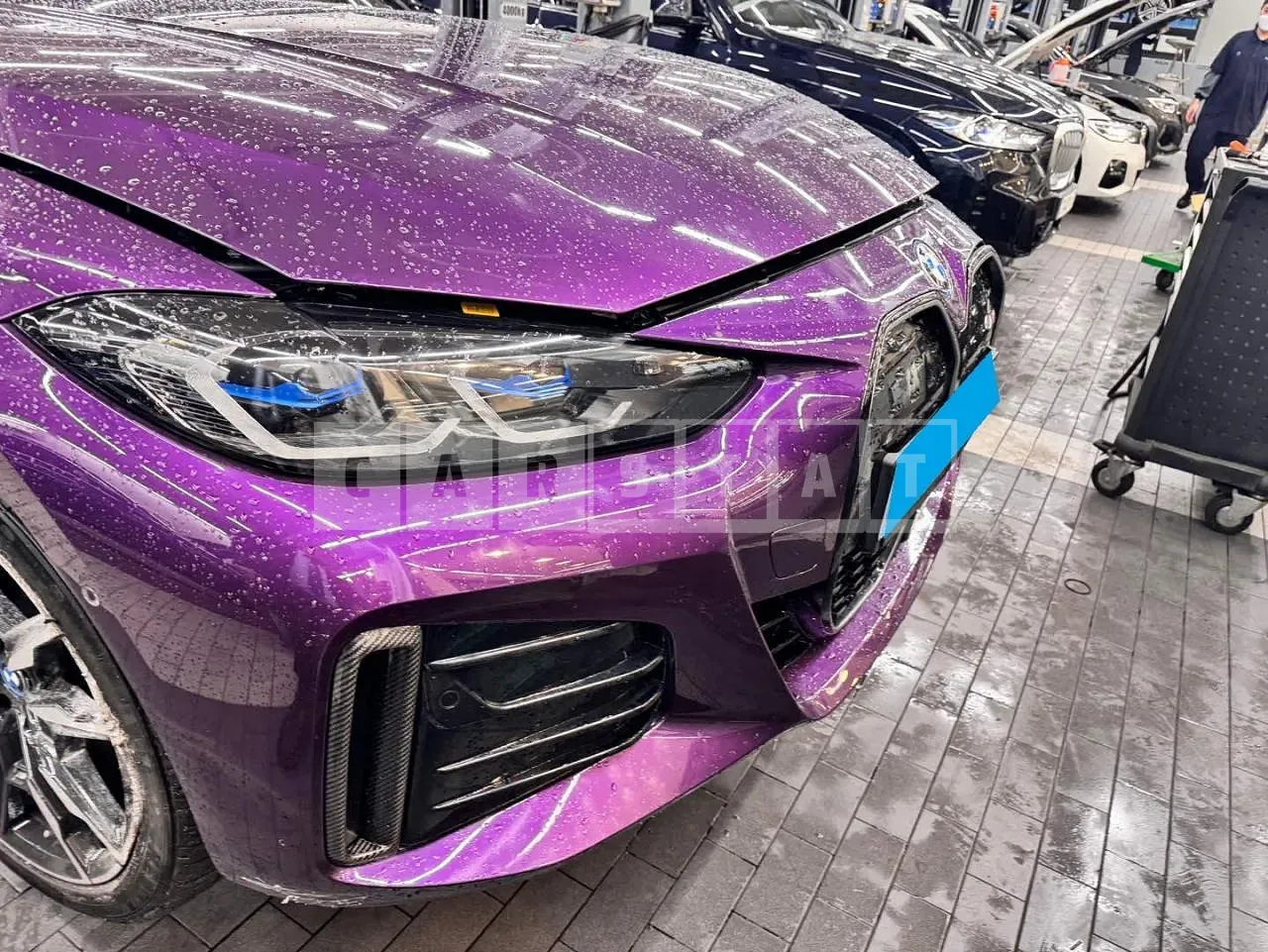 Photo 2 of 43: 2024 BMW i4 M50, VIN WBY31AW01RFR01703 — Korean insurance auction
