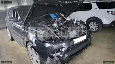 Photo 1 of 12: 2015 Land Rover Range Rover Sport, VIN SALWA2KFXFA528421 — Korean insurance auction