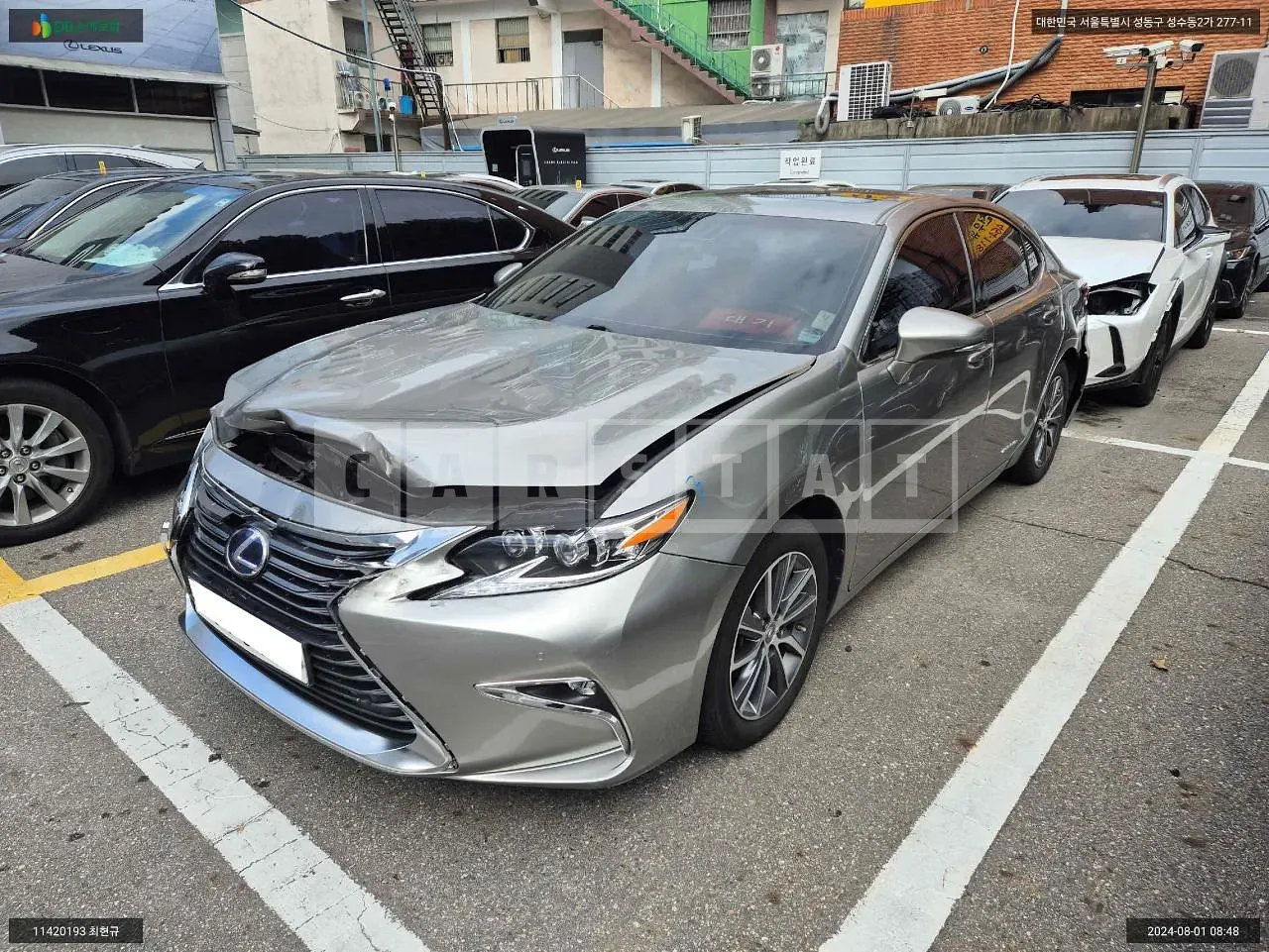 Photo 2 of 9: 2018 Lexus ES300h, VIN JTHBW1GG7J2178864 — Korean insurance auction