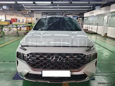Photo 1 of 29: 2021 Hyundai Santa Fe, VIN KMHS581LHMU399471 — Korean insurance auction