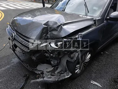 Photo 1 of 8: 2016 Volkswagen Tiguan 2.0 TDI BMT, VIN WVGZZZ5NZGW566031 — Korean insurance auction
