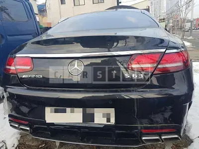 Photo 1 of 16: 2018 Mercedes-Benz S63 4Matic + Coup — Korean insurance auction
