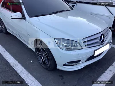 Photo 1 of 3: 2010 Mercedes-Benz C200 K, VIN WDDGF4BB2AA356826 — Korean insurance auction