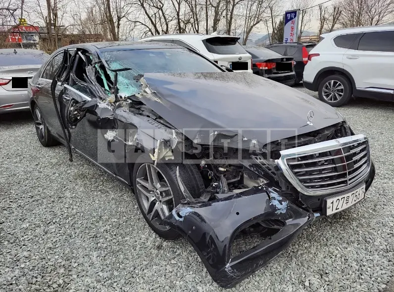 Photo 2 of 9: 2016 Mercedes-Benz S350d 4Matic L, VIN WDDUG3DB0GA245756 — Korean insurance auction