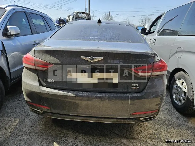 Photo 2 of 21: 2017 Hyundai Genesis G80 3.3, VIN KMHGL41DDHU218011 — Korean insurance auction