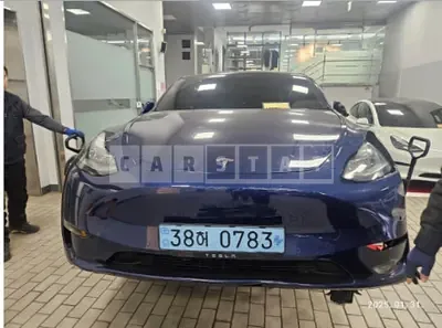 Photo 1 of 18: 2022 Tesla Model Y LongRange — Korean insurance auction