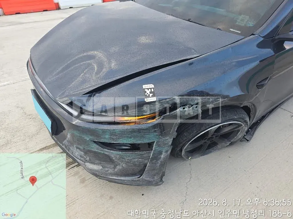 Photo 2 of 15: 2025 Tesla Model Y, VIN LRWYGCFJ3SC252954 — Korean insurance auction
