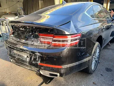 Photo 1 of 44: 2021 Genesis G80, VIN KMTGB41CBMU091106 — Korean insurance auction