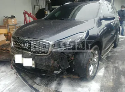 Photo 1 of 8: 2018 Kia Sorento, VIN KNAPH81BDJA417108 — Korean insurance auction