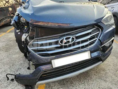 Photo 1 of 23: 2018 Hyundai Santa Fe, VIN KMHSW81UDJU865577 — Korean insurance auction
