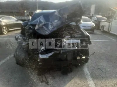 Photo 1 of 16: 2019 Hyundai Santa Fe, VIN KMHS381BBKU010940 — Korean insurance auction