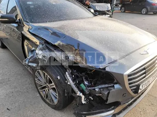 Photo 2 of 20: 2019 Hyundai G80, VIN KMHGL41DBKU335310 — Korean insurance auction