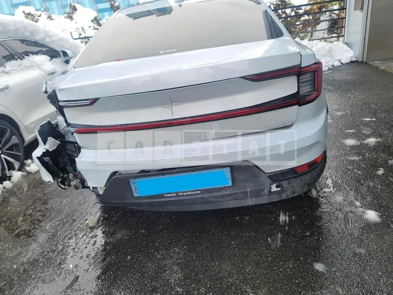 Photo 2 of 22: 2022 Volvo Polestar 2 Long Range Single Motor, VIN YSMVSEGAKNL077426 — Korean insurance auction
