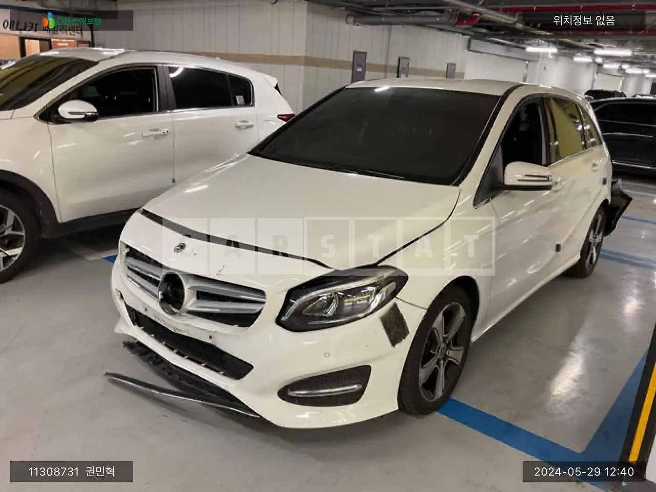 Photo 2 of 23: 2018 Mercedes-Benz B220, VIN WDDMH4FBXJN247384 — Korean insurance auction
