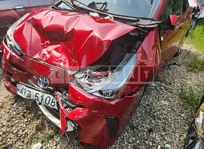Photo 1 of 9: 2019 Toyota Prius, VIN JTDKARFU5K3093152 — Korean insurance auction