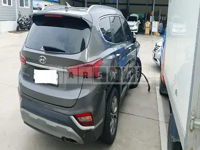 Photo 1 of 45: 2020 Hyundai Santa Fe, VIN KMHS281ABLU276321 — Korean insurance auction