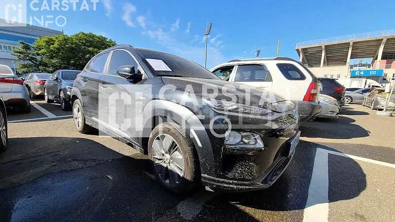 Photo 2 of 6: 2021 Hyundai Kona Electric, VIN KMHK281GFLU116475 — Korean insurance auction