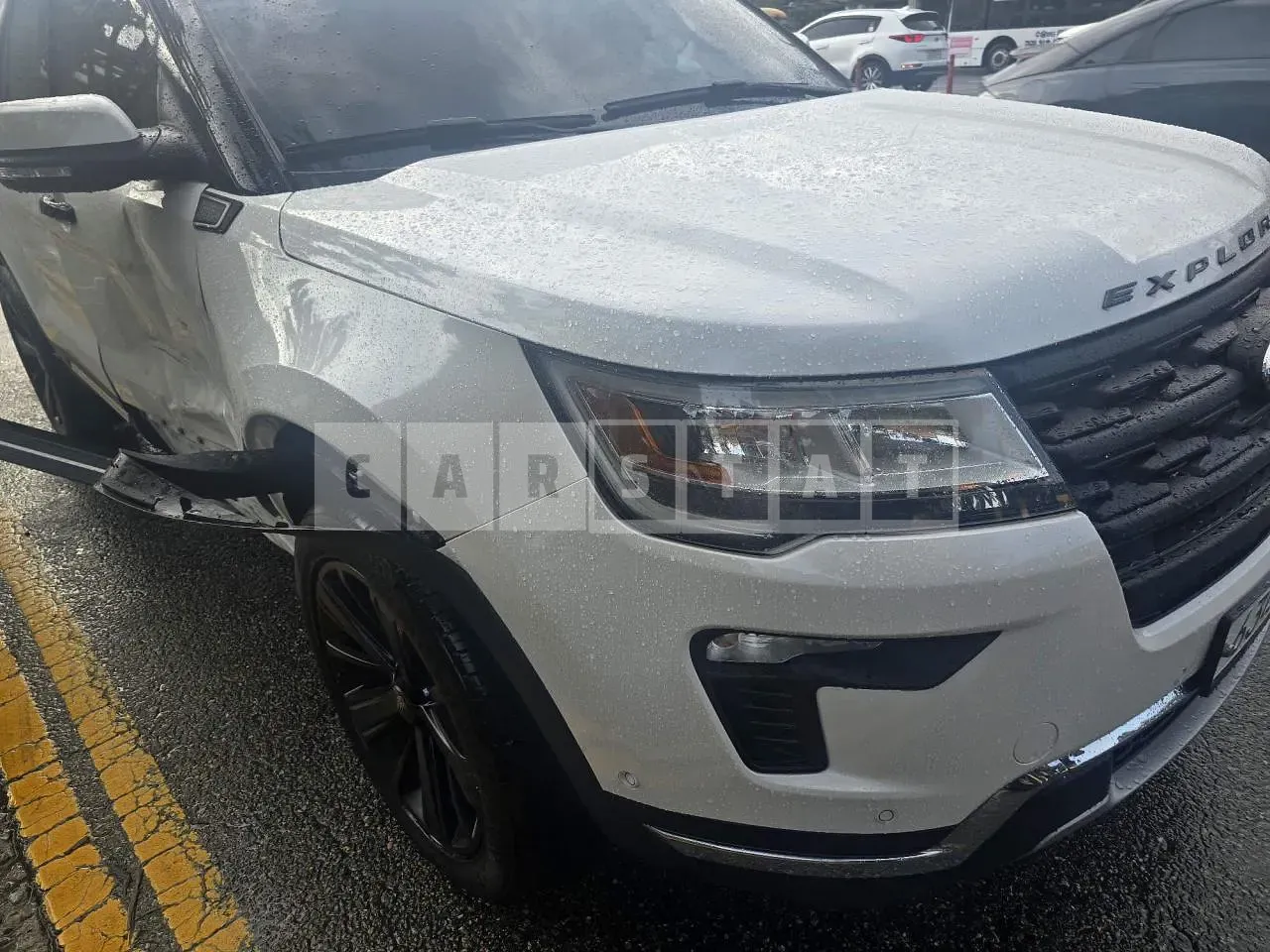 Photo 2 of 16: 2018 Ford Explorer 2.3 AWD, VIN 1FM5K8FH6JGC37365 — Korean insurance auction